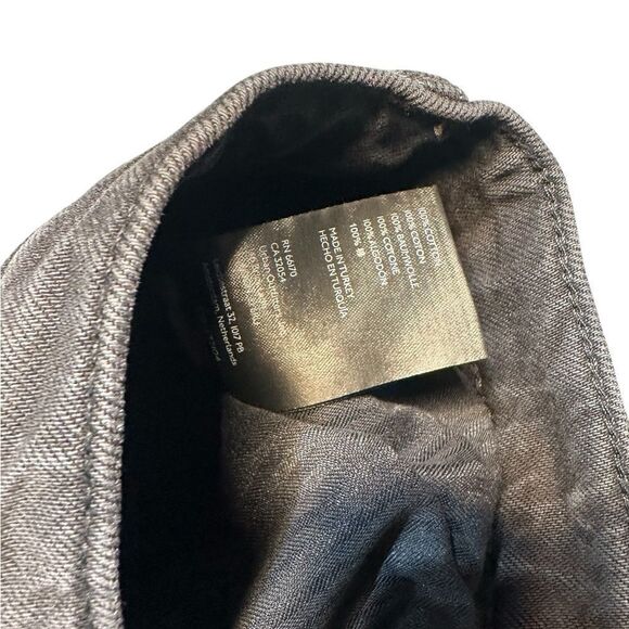 We The Free Wide Leg Black Distressed Jeans Size 26 - Picture 11 of 12